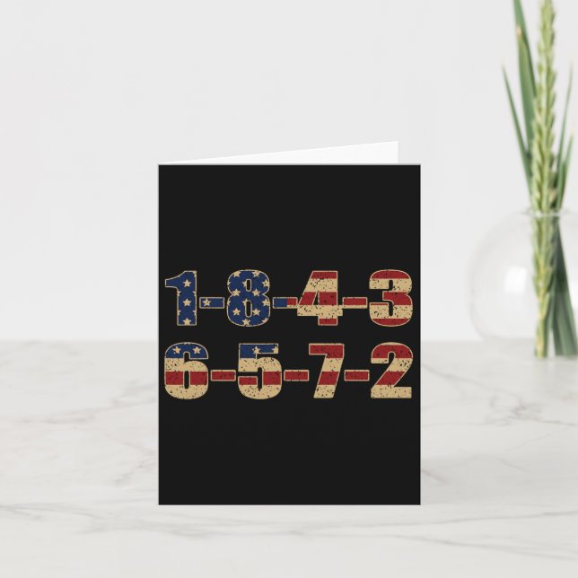 USA flagga 18436572 - lågenergilampa Kort (Framsida)