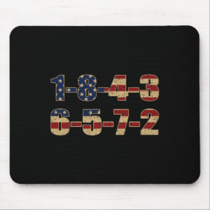 Usa Flagga 18436572 Tändordning Liten Blockmotor Musmatta