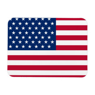 USA flagga 3"" magnet x4