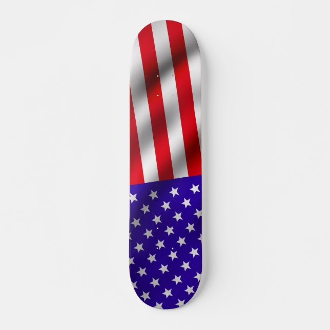 USA flagga 3 Skateboard Bräda 19,5 Cm (Framsida)