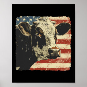 Usa Flagga 4:e Juli Män Kvinnor Poster