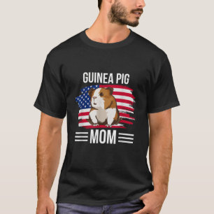 USA flagga 4 juli Mor-dagen Merica Guinea Pi T Shirt