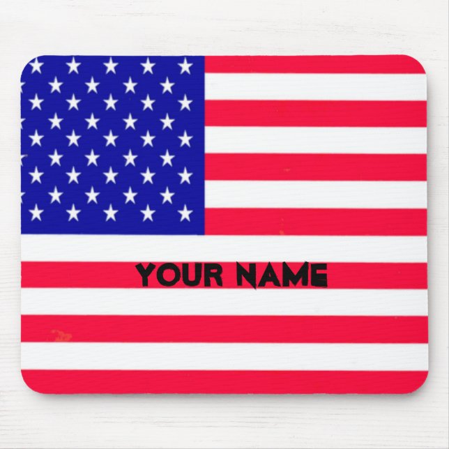 USA flagga 4 juli Musmatta (Framsidan)