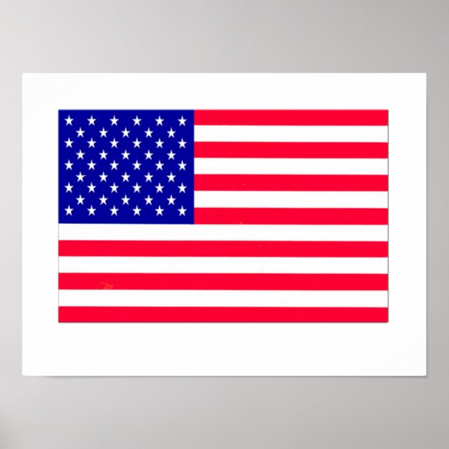 USA flagga 4 juli Poster (Framsidan)