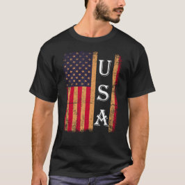 USA flagga 4 juli T Shirt