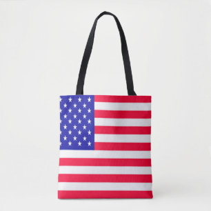 USA flagga 4 juli Tygkasse