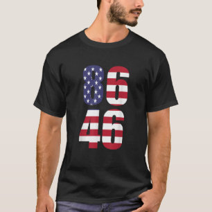 USA flagga 8646 Anti 86 46 Vote Val President 2 T Shirt