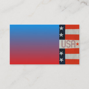 USA flagga Affärskort Visitkort
