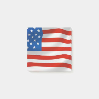 USA flagga America Post IT-anteckningar Post-it Block