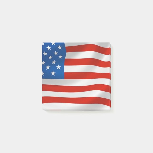 USA flagga America Post IT-anteckningar Post-it Block (Framsida)