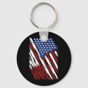 USA flagga America United Stater Gift Nyckelring