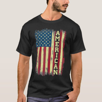 USA flagga American Flagga Förenta staterna 4t T Shirt