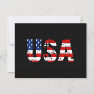 USA flagga American Flagga US National Patriotic U Vykort