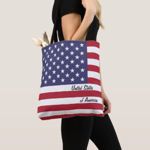 USA flagga & American mode/sportfantast Tygkasse