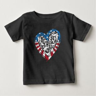 USA flagga American Springer - Runeart T Shirt