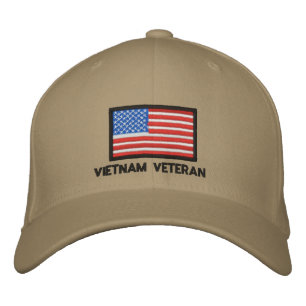 USA flagga - Amerika - Vietnam Veteran Broderad Keps