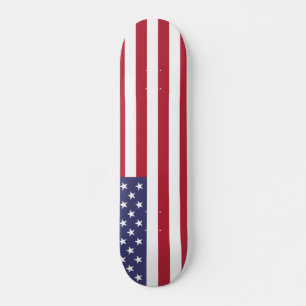 USA-flagga, amerikansk flagga Mini Skateboard Bräda 18,5 Cm