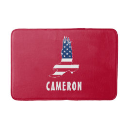 USA flagga Amerikanska öre Amerika 4 juli Namn Badrumsmatta