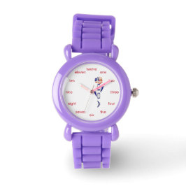 USA flagga Amerikanska Ro Armbandsur