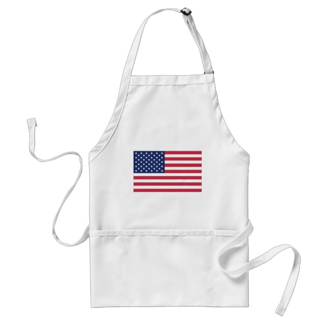 USA-flagga. Amerikas förenta stater. Förkläde (Framsidan)