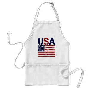 USA flagga Aprons Förkläde