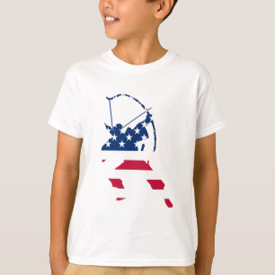 USA-flagga Archery American T-shirt