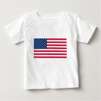 USA flagga Baby T-Shirt Förenta staterna