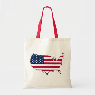 USA flagga - Bag Tygkasse