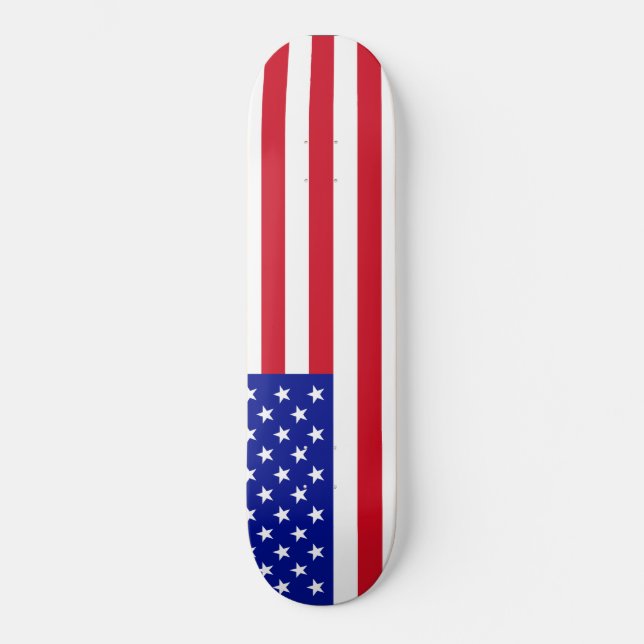 USA flagga-bild för Skateboard (Framsida)