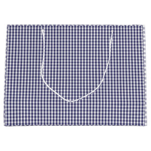 USA flagga Blue och White Gingham Checkade