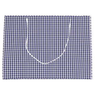 USA flagga Blue och White Gingham Checkade