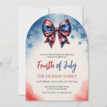 USA flagga Bow 4:e juli Party Arch