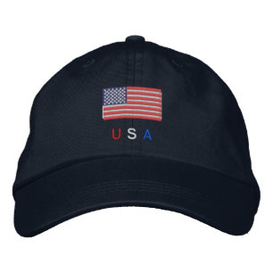 USA flagga Broderad Keps