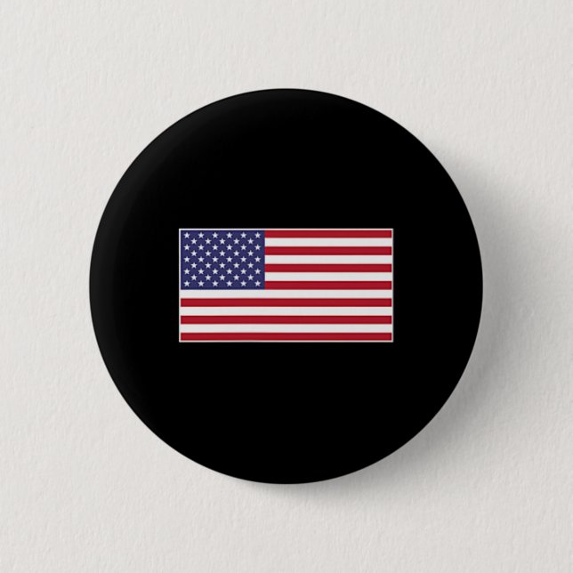 Usa Flagga Bröstlapp Star Spangled Banner Amerikan Knapp (Framsida)