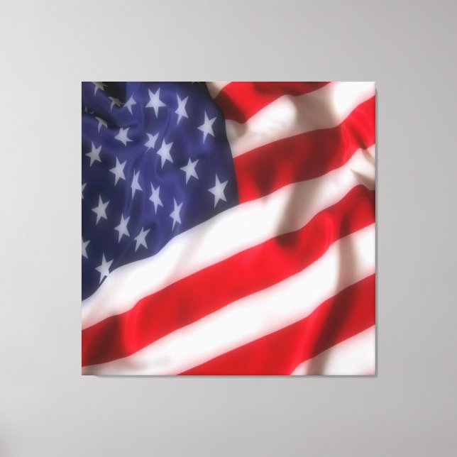 USA-flagga Canvastryck (Framsida)