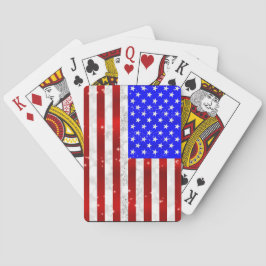 USA flagga Casinokort