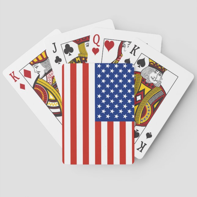 USA flagga Casinokort (Baksidan)