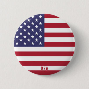 USA flagga Charming Patriotic Knapp