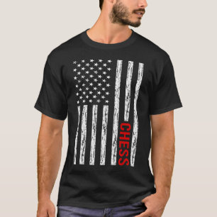 USA flagga Chess T Shirt