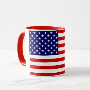 USA flagga Combo-Ringer Mugg cn