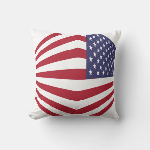 USA flagga Corner Dekorativ kudde