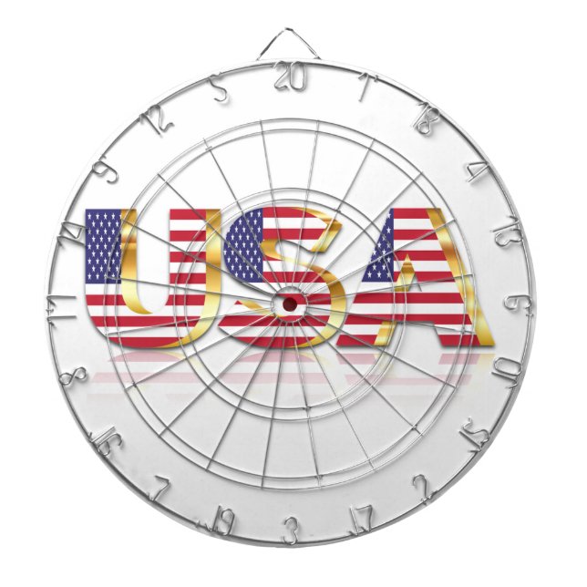 USA flagga Dart Board Darttavla (Framsidan)