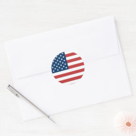 USA flagga-dekal Runt Klistermärke