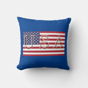 USA flagga Dekorativ kudde