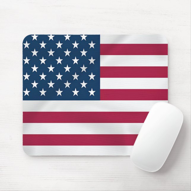 USA flagga-design - visa din patriotism Musmatta (Med mus)
