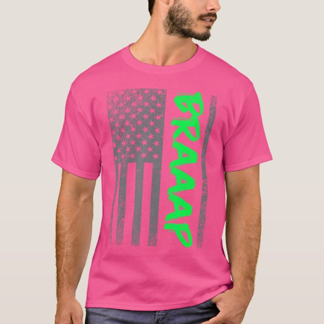 USA flagga Dirt Bike Jet Ski Atv T Shirt (Framsida)