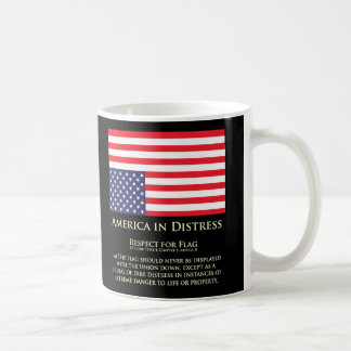 USA flagga Distress Kaffemugg