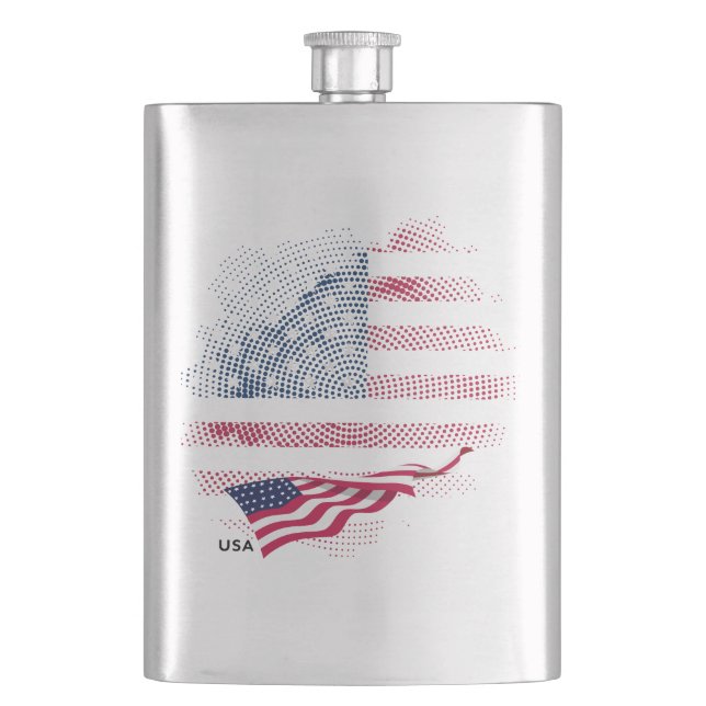 USA-flagga Fickplunta (Framsidan)