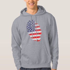 USA flagga, flagga of USA, American flagga fingera Hoodie