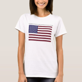 USA - FLAGGA - FOLKENS BEFOGENHET T SHIRT